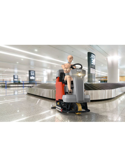 Scrubmaster B120 R Lavapavimenti uomo a bordo per superfici più grandi Larghezza di lavoro 70, 75, 85 o 90 cm Prestazioni